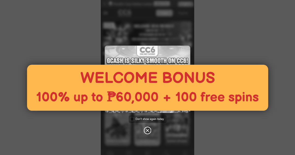 CC6 Casino banner